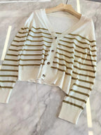 Cardigan rayée pour femmes