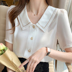 Chemise courtes manches pour femmes
