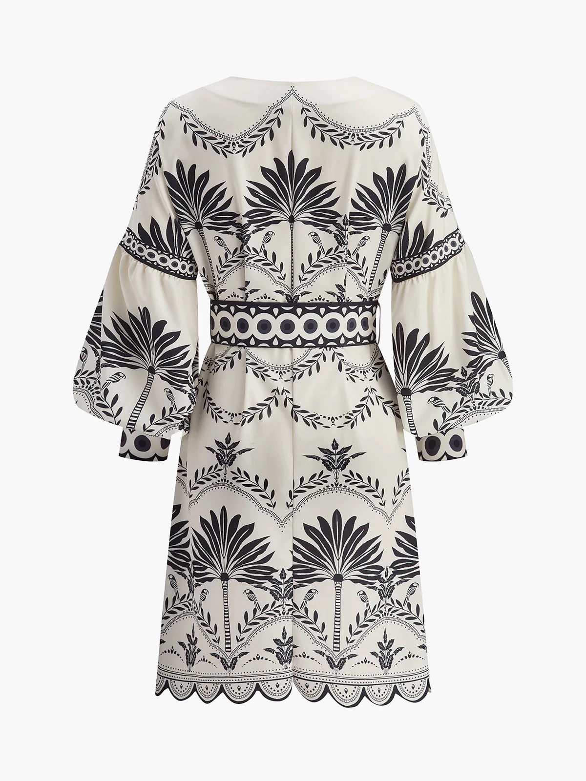 Robe courte ample imprimée pour femmes
